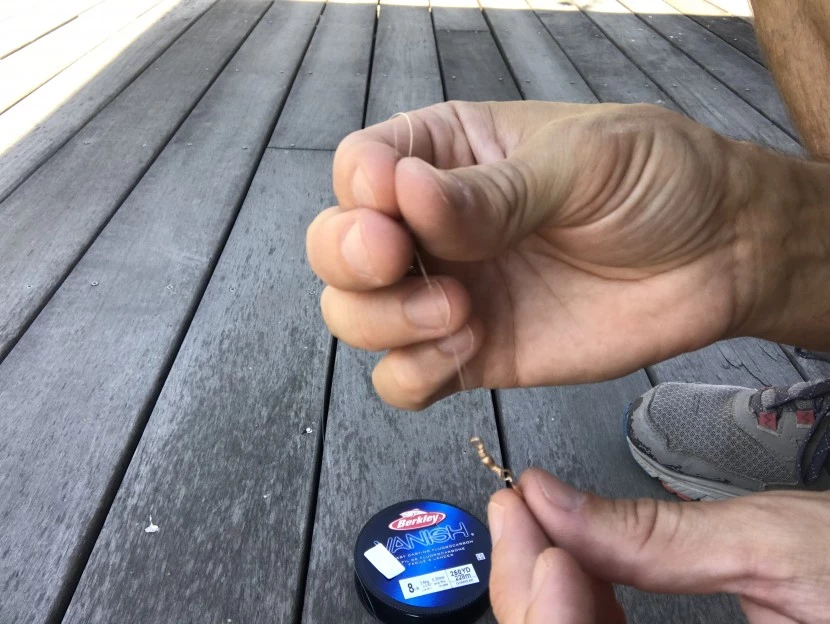 ligne de pêche - même avec sa construction plus rigide en fluorocarbone, le berkley vanish...