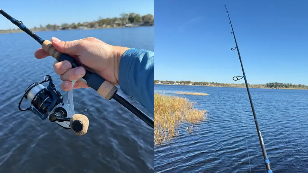 13 Combo canne à pêche et moulinet