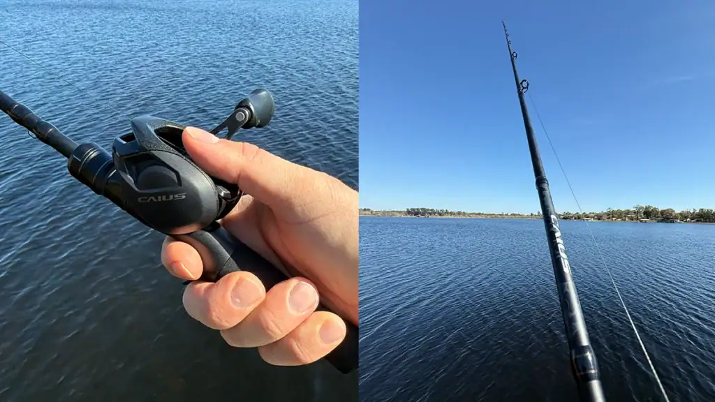 Combo lanceur d'appâts Shimano Caius