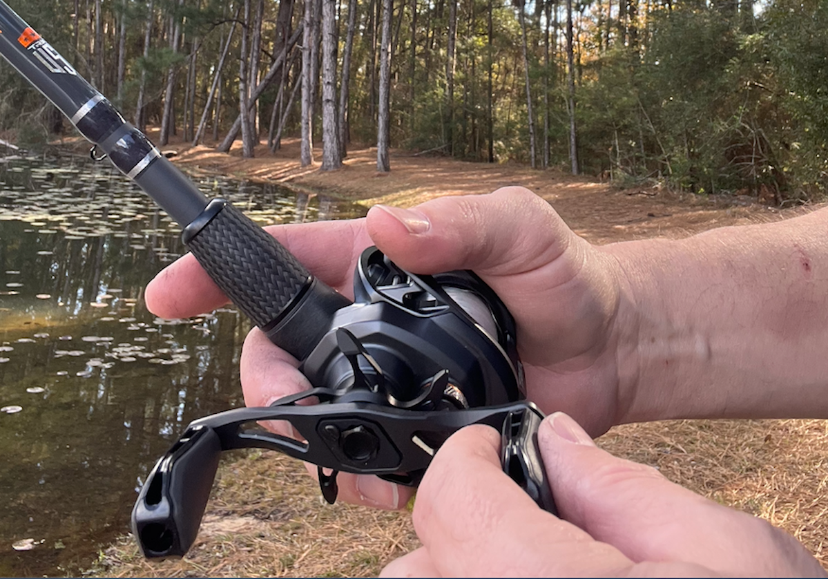 Revue AllOutdoor - Moulinet Baitcast Trika Ti100 et canne Trika 3x
