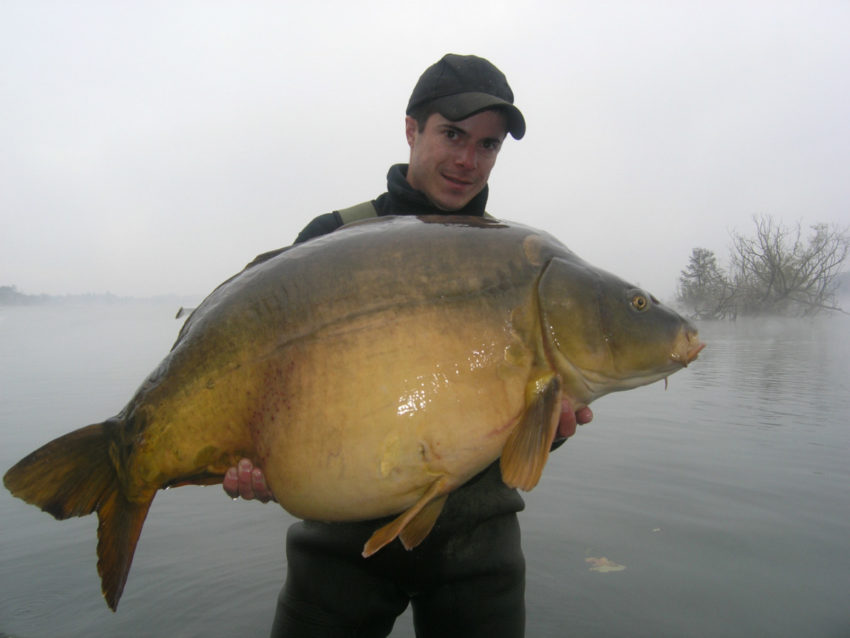 Pêche des grosses carpes en hiver
